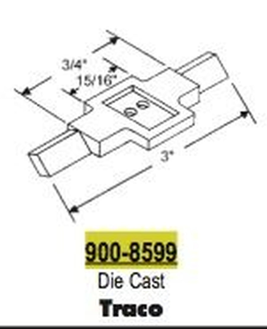 Pivot Bar, 2-9/16 Thermalgard Tilt Window - Zinc Die Cast - Pivot Bar, 2-9/16 Thermalgard Tilt Window - Zinc Die Cast