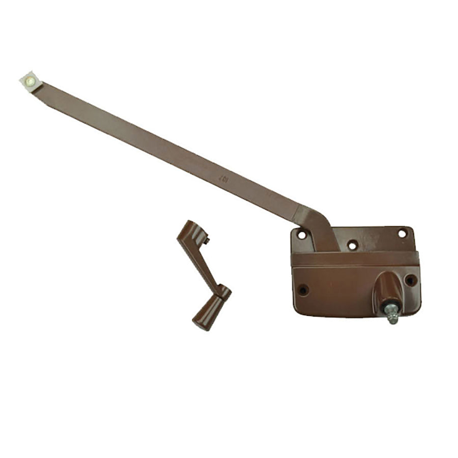 Discontinued Andersen Left Hand Operator Only with 7-1/2 Inch Arm and Square Shoe - Bronze - Discontinued Andersen Left Hand Operator Only with 7-1/2 Inch Arm and Square Shoe - Bronze