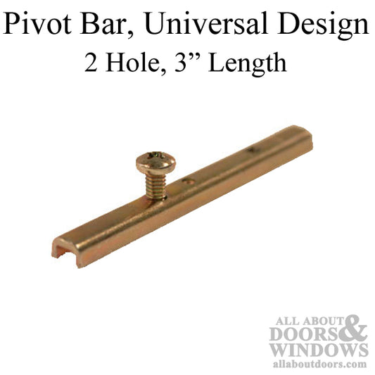 Pivot Bar, 3 inch  Length, Universal Design