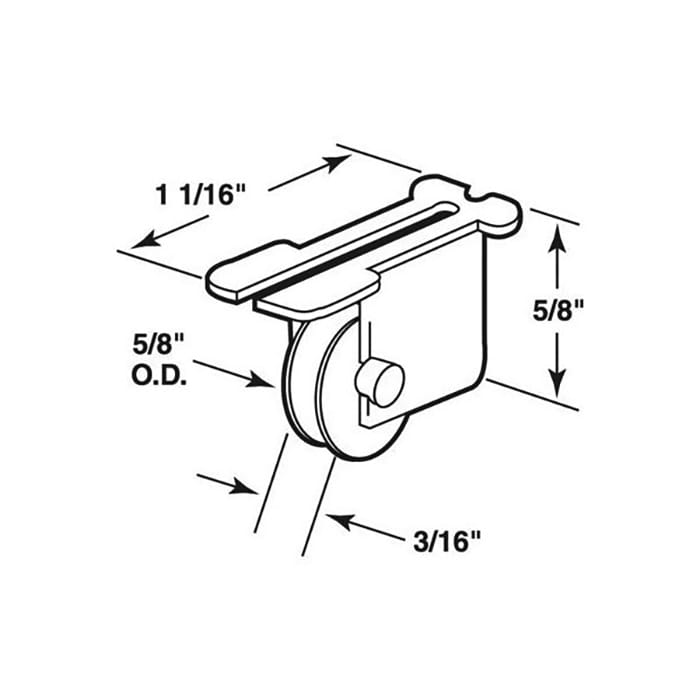 Window Roller For Sliding Windows Nylon Housing Steel Wheel - Window Roller For Sliding Windows Nylon Housing Steel Wheel