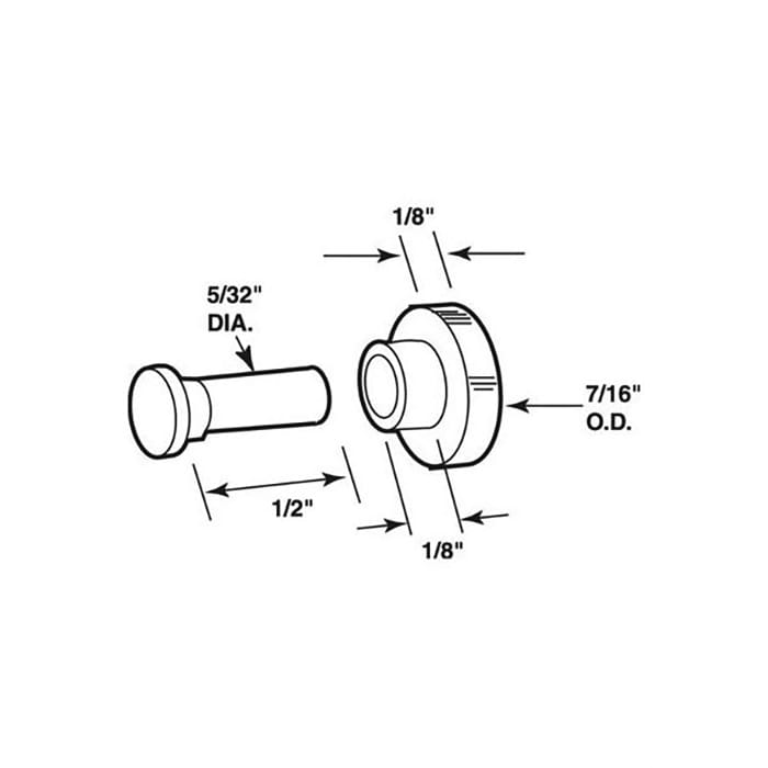 Roller (Flat) - Sliding Windows, Stainless Steel / Nylon - Roller (Flat) - Sliding Windows, Stainless Steel / Nylon