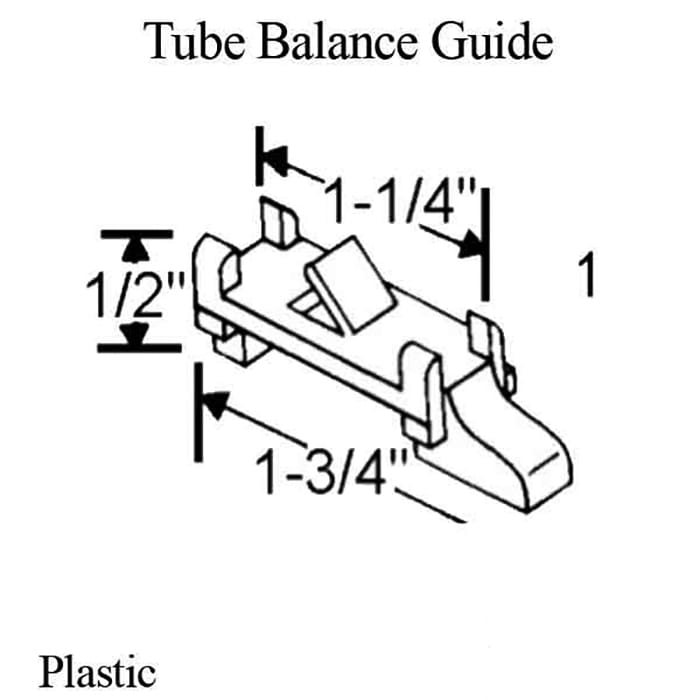 Plastic Tube Balance Guide, 70 Series Accessory - Plastic Tube Balance Guide, 70 Series Accessory