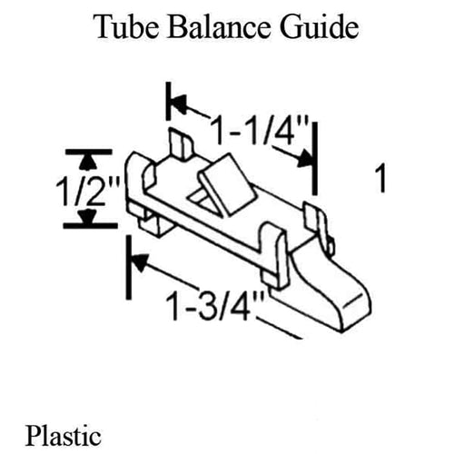 Plastic Tube Balance Guide, 70 Series Accessory - Plastic Tube Balance Guide, 70 Series Accessory