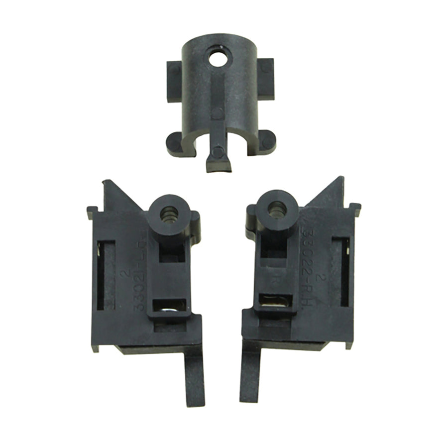 Acorn Tilt Latches, Pair - Black - Acorn Tilt Latches, Pair - Black