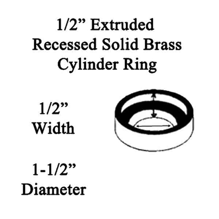 Extruded Cylinder Ring, 1/2