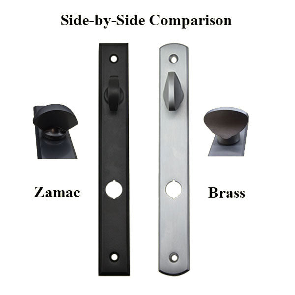 G-U Venice Handle & 30mm Plate, Active, Key & Thumbturn (Handle Below Cylinder) Choose Color - G-U Venice Handle & 30mm Plate, Active, Key & Thumbturn (Handle Below Cylinder) Choose Color