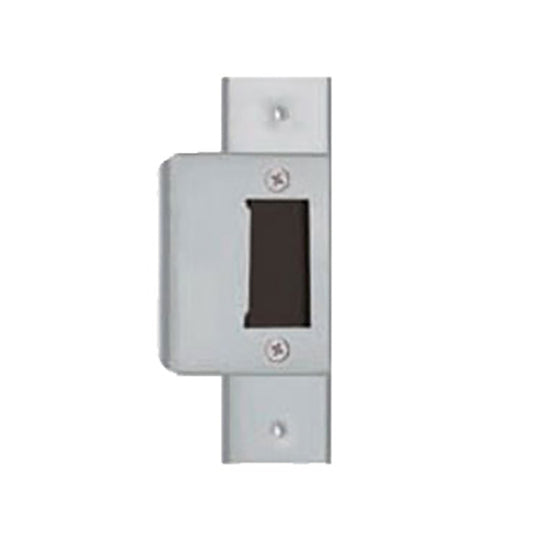 Deadlatch Strike Plate, Commercial Store Front Doors, Single Hole - Choose Color