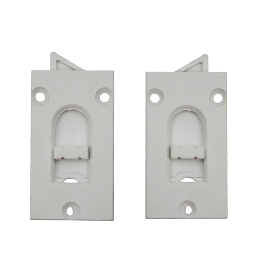 Reversible Tilt Latch, 3 Screw Hole - White - Reversible Tilt Latch, 3 Screw Hole - White