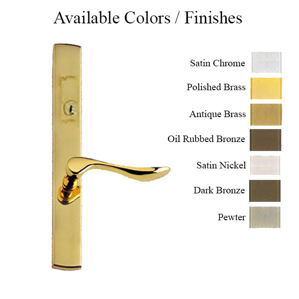 G-U Venice Handle & 30mm Plate, Active, Key & Thumbturn (Handle Below Cylinder) Choose Color - G-U Venice Handle & 30mm Plate, Active, Key & Thumbturn (Handle Below Cylinder) Choose Color