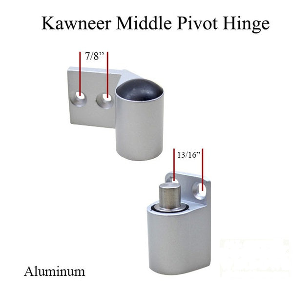 Kawneer intermediate / Middle Pivot Hinge - Aluminum - Kawneer intermediate / Middle Pivot Hinge - Aluminum