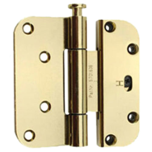 Millennium 2D Adjustable 4 x 4 Guide Hinge Brass Horizontal Adjustable Hinge - Millennium 2D Adjustable 4 x 4 Guide Hinge Brass Horizontal Adjustable Hinge