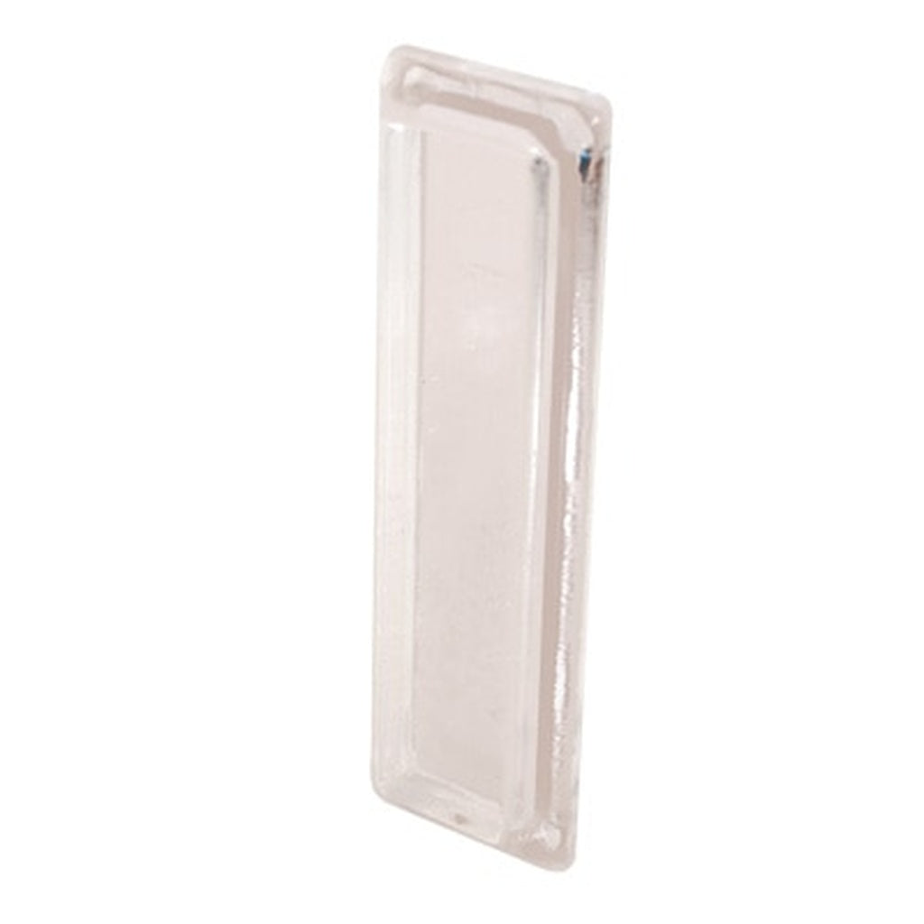 Pass-Thru Finger Pull - Vinyl Window Tilt Latch Hardware, Plastic - Clear - Pass-Thru Finger Pull - Vinyl Window Tilt Latch Hardware, Plastic - Clear