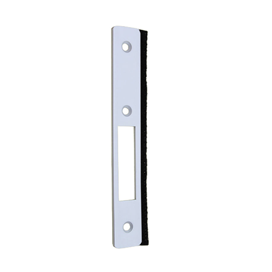 Hookbolt Lock, Radius Face Plate with Mohair Weatherstrip - Choose Color - Hookbolt Lock, Radius Face Plate with Mohair Weatherstrip - Choose Color