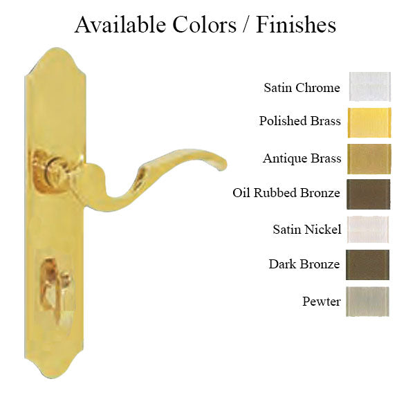G-U Capri Handle & 45mm Plate, Inactive, Thumbturn Only (Handles DO Move) Choose Color - G-U Capri Handle & 45mm Plate, Inactive, Thumbturn Only (Handles DO Move) Choose Color