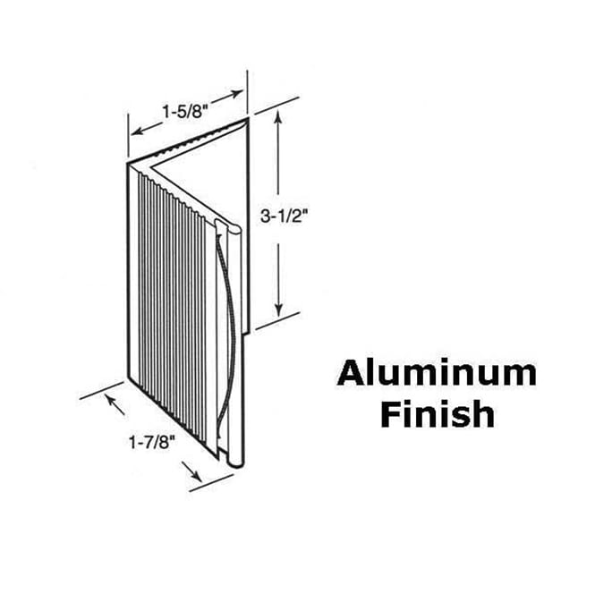 Latch and Pull - Vinyl and Aluminum Sash Hardware, Extruded Aluminum - Aluminum - Latch and Pull - Vinyl and Aluminum Sash Hardware, Extruded Aluminum - Aluminum