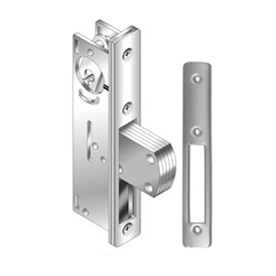 Deadbolt Lock, 1-1/8 Inch, w/ Radius Faceplate Store Front Door - 2 colors - Deadbolt Lock, 1-1/8 Inch, w/ Radius Faceplate Store Front Door - 2 colors