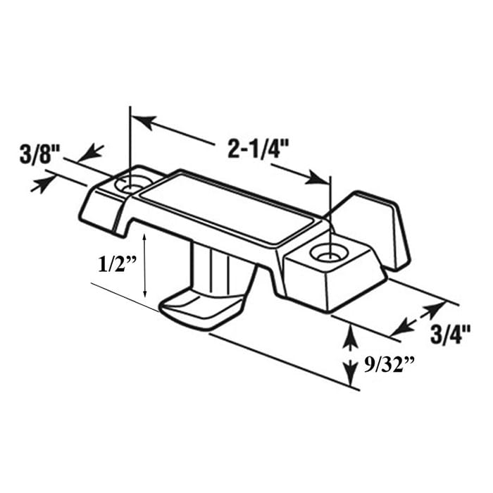 Sweep Latch, 1/2