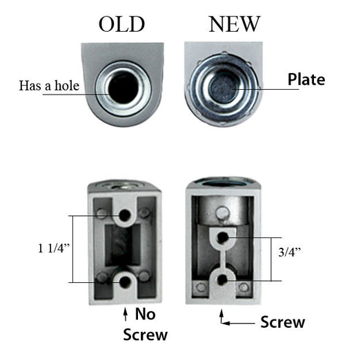 US Aluminum Storefront Pivot Hinge Kit - Left - US Aluminum Storefront Pivot Hinge Kit - Left