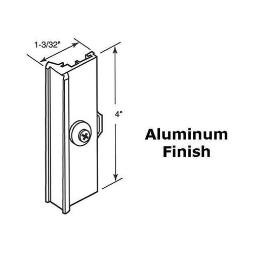 Latch and Pull - Vinyl and Aluminum Sash Hardware, Extruded Aluminum - Aluminum - Latch and Pull - Vinyl and Aluminum Sash Hardware, Extruded Aluminum - Aluminum