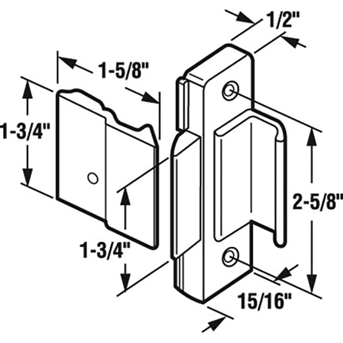 Latch and Pull - Vinyl and Aluminum Hardware, Diecast / Aluminum - Aluminum - Latch and Pull - Vinyl and Aluminum Hardware, Diecast / Aluminum - Aluminum