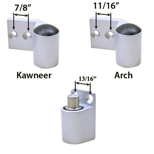 Arch Middle Pivot Hinge - Aluminum - Arch Middle Pivot Hinge - Aluminum