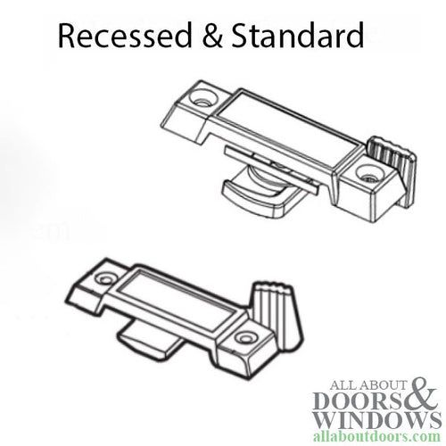 2-1/4 Inch Sash Lock with 3/8 Inch Latch Projection - Choose Color - 2-1/4 Inch Sash Lock with 3/8 Inch Latch Projection - Choose Color