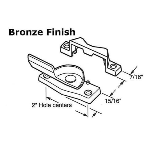 Sash/Cam Lock - Wood Sash Hardware, Diecast - Choose Color - Sash/Cam Lock - Wood Sash Hardware, Diecast - Choose Color