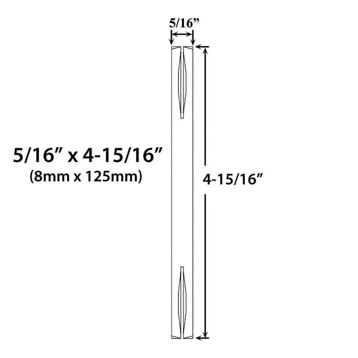 Spindle, 8mm x 4-15/16 