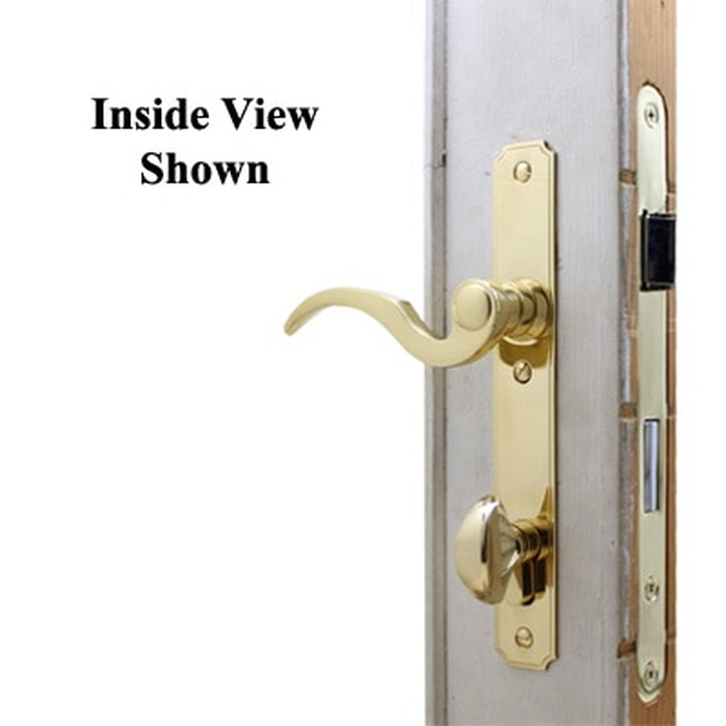 Atrium Door Hardware Lever Set Mortise Lock Keyed Thumb Turn Choose Color - Atrium Door Hardware Lever Set Mortise Lock Keyed Thumb Turn Choose Color
