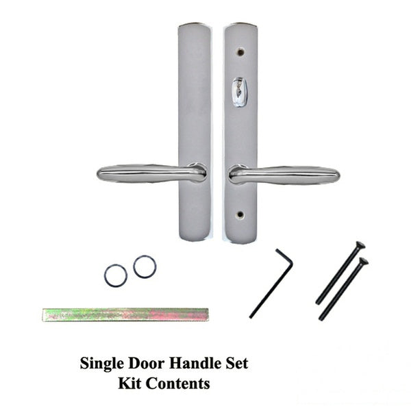 Evolutions 10 Inch Curve Top Handle Set Non-Keyed Active Door - Evolutions 10 Inch Curve Top Handle Set Non-Keyed Active Door