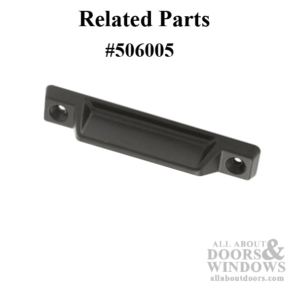 Sash/Cam Lock - Vinyl and Aluminum Sash Hardware, Die-cast - Black - Sash/Cam Lock - Vinyl and Aluminum Sash Hardware, Die-cast - Black