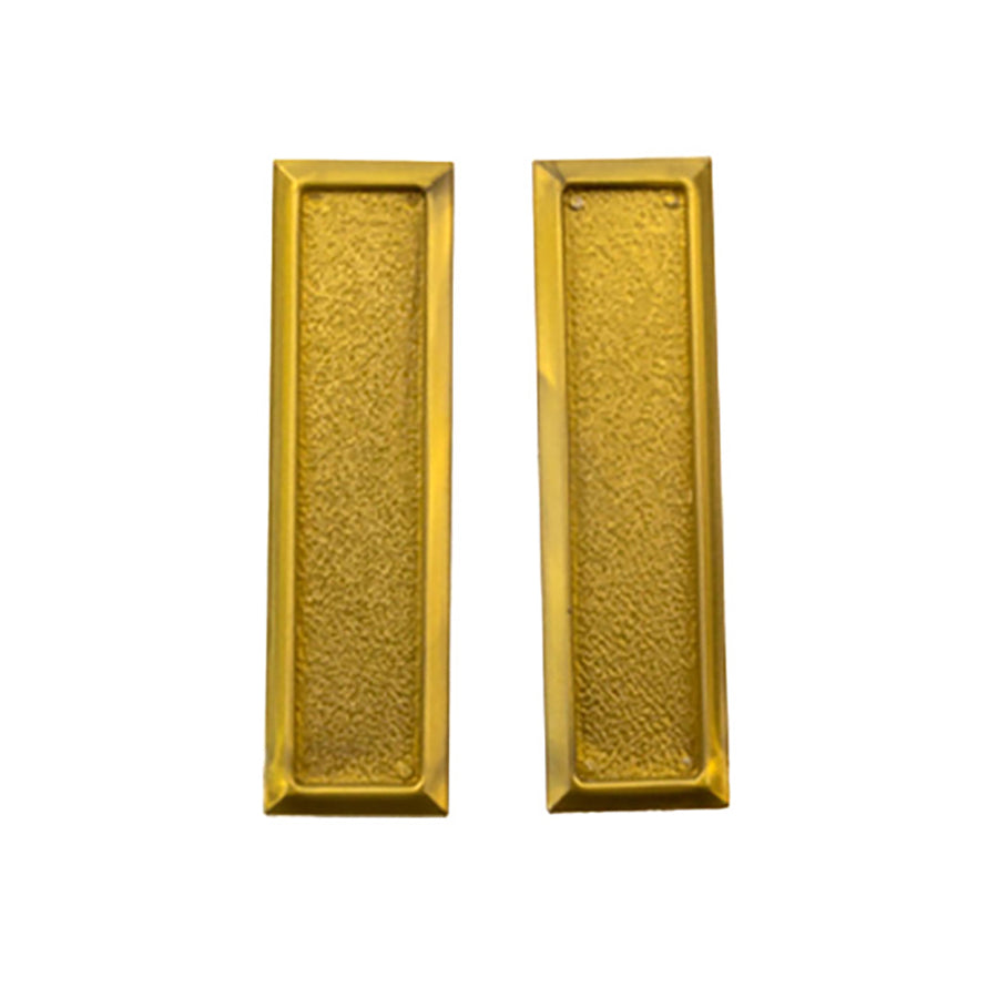 Pass-Through Finger Pull - Vinyl Window Tilt Latch Hardware, Plastic - Gold - Pass-Through Finger Pull - Vinyl Window Tilt Latch Hardware, Plastic - Gold