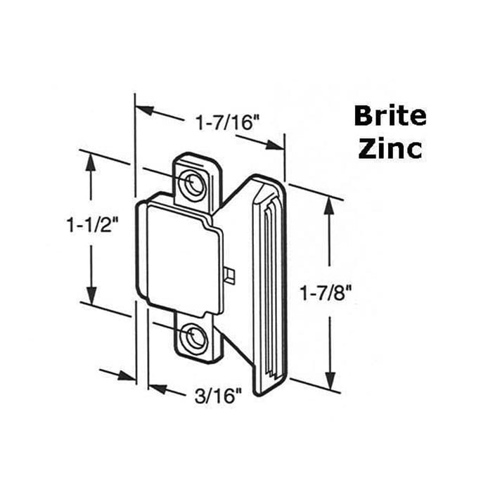 Latch and Pull - Vinyl and Aluminum Hardware, Zinc - Zinc - Latch and Pull - Vinyl and Aluminum Hardware, Zinc - Zinc
