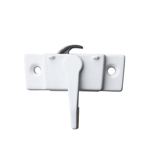 2-1/16 Inch Swivel Sash Lock - White - 2-1/16 Inch Swivel Sash Lock - White