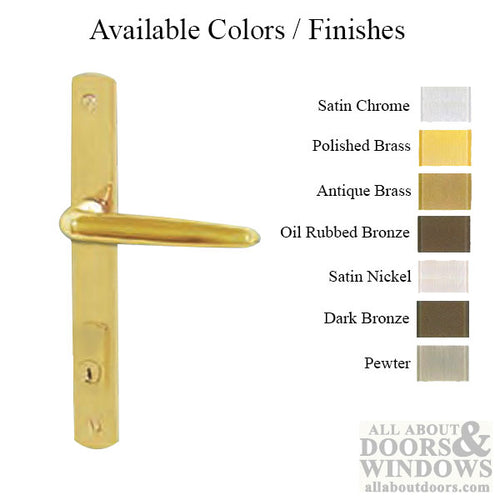 G-U Torino Handle & 30mm Plate, Active, Key & Thumbturn (Handle Above Cylinder) Choose Color - G-U Torino Handle & 30mm Plate, Active, Key & Thumbturn (Handle Above Cylinder) Choose Color