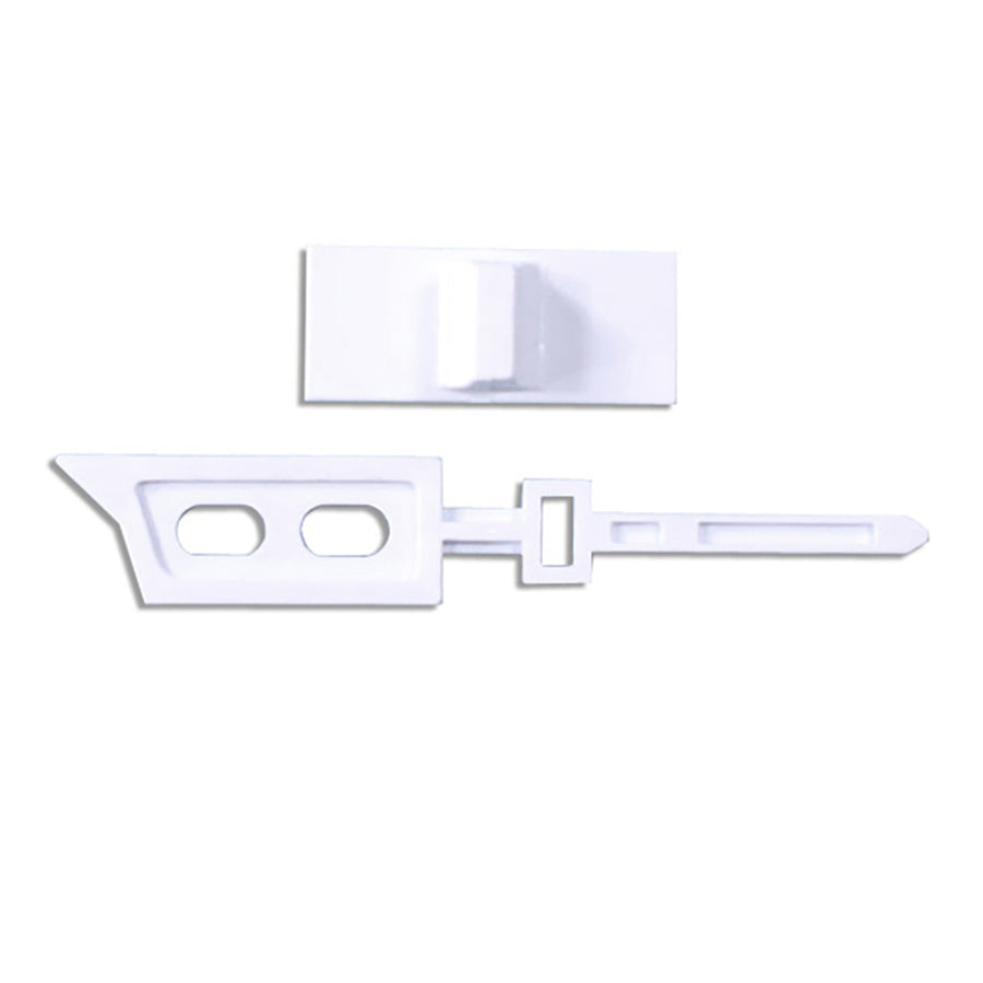 Discontinued Concealed Internal Tilt-In Latch Bolt - White - Discontinued Concealed Internal Tilt-In Latch Bolt - White