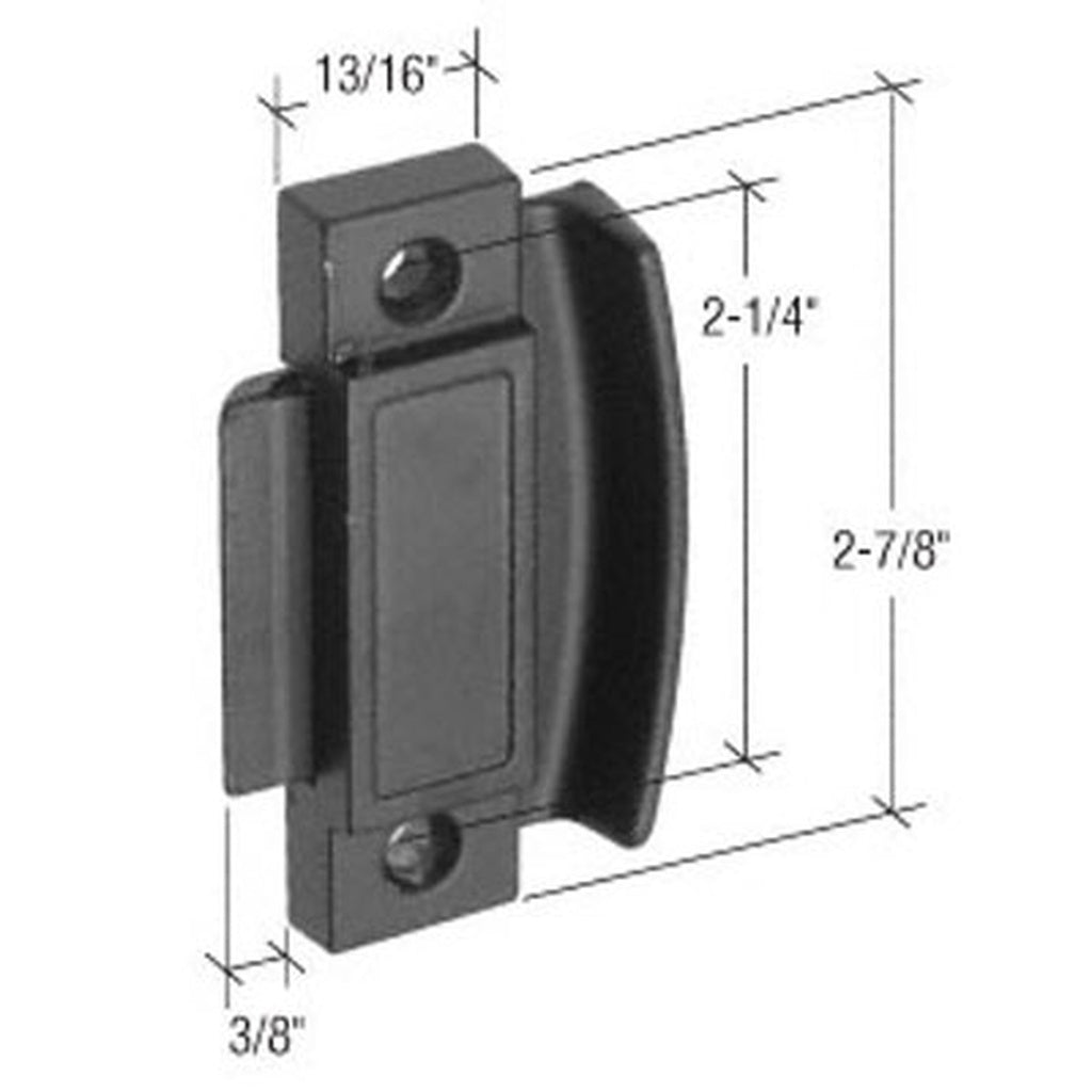 Latch and Pull - Vinyl and Aluminum Hardware, Diecast - Black - Latch and Pull - Vinyl and Aluminum Hardware, Diecast - Black