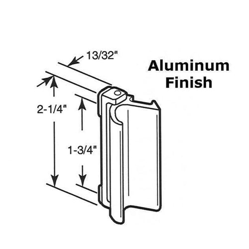 Latch and Pull - Vinyl and Aluminum Sash Hardware, Diecast / Aluminum - Aluminum - Latch and Pull - Vinyl and Aluminum Sash Hardware, Diecast / Aluminum - Aluminum