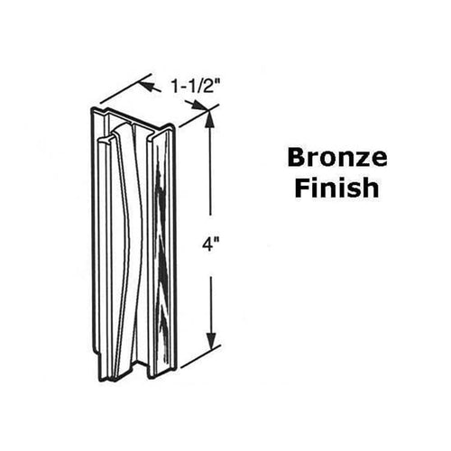 Latch and Pull - Vinyl and Aluminum Sash Hardware, Extruded Aluminum - Bronze - Latch and Pull - Vinyl and Aluminum Sash Hardware, Extruded Aluminum - Bronze