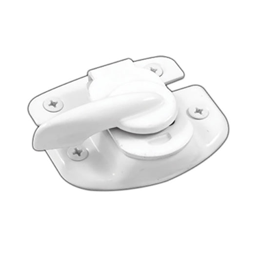 Sash / Cam Lock - Wood Sash Hardware, Stamped Steel - White