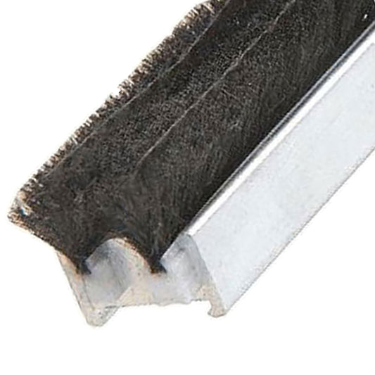 Commercial door astragal 84" with weatherstrip - Aluminum