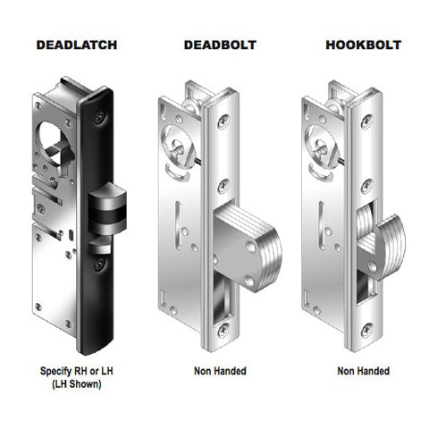 Deadbolt Lock, 31/32 Inch Backset w/ Radius  Faceplate - 2 colors - Deadbolt Lock, 31/32 Inch Backset w/ Radius  Faceplate - 2 colors