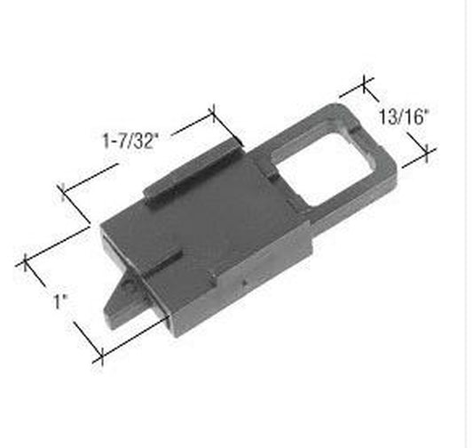 Tilt Latch - Vinyl Window Tilt Latch Hardware, Plastic - Black