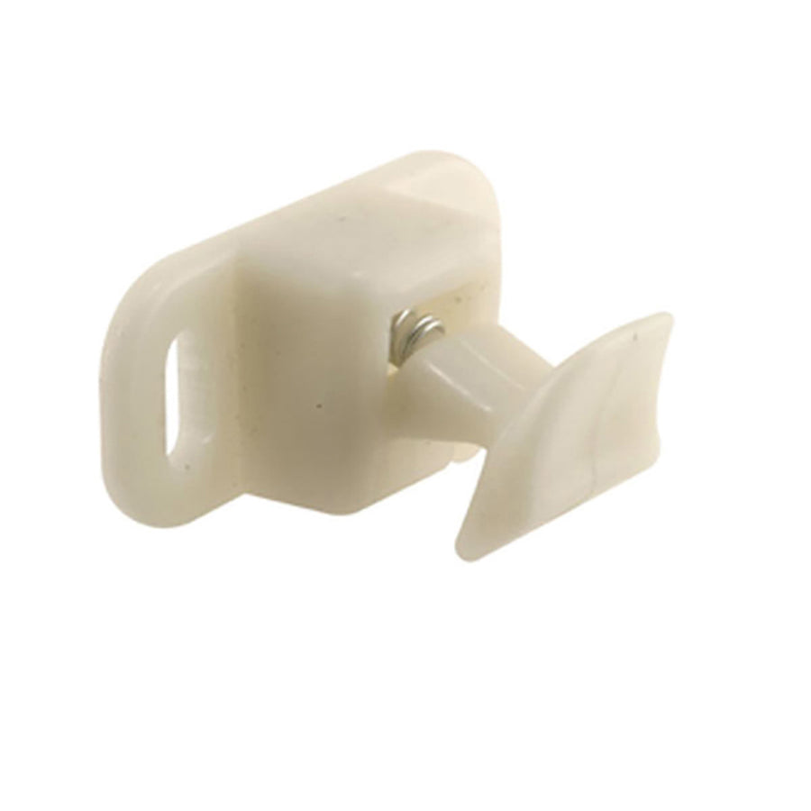 Spring Loaded Latch for Horizontal Sliding Windows - White - Spring Loaded Latch for Horizontal Sliding Windows - White