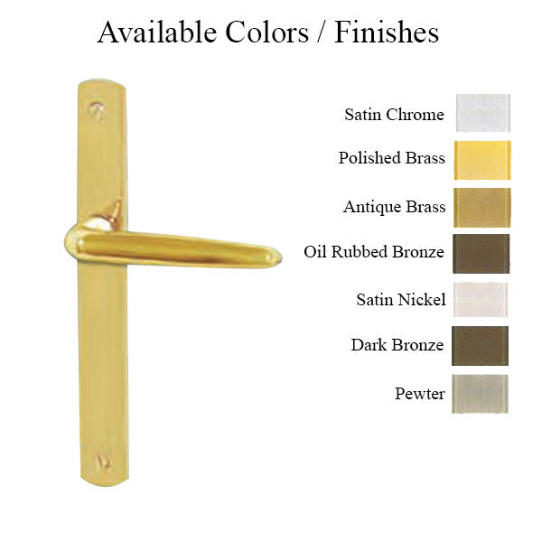 G-U Torino Handle & 30mm Plate, Dummy, No Key, No Thumbturn (Handles DO NOT Move) Choose Color - G-U Torino Handle & 30mm Plate, Dummy, No Key, No Thumbturn (Handles DO NOT Move) Choose Color