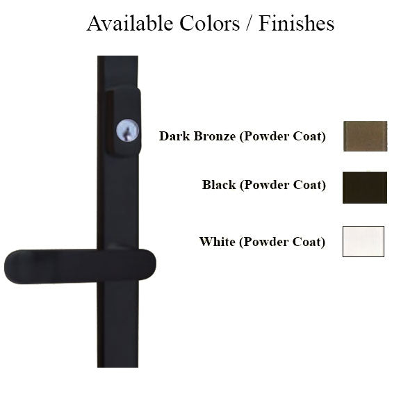 G-U Allegro Handle & 30mm Plate, Active, Keyed with Thumbturn (Handle Below Cylinder) Choose Color - G-U Allegro Handle & 30mm Plate, Active, Keyed with Thumbturn (Handle Below Cylinder) Choose Color