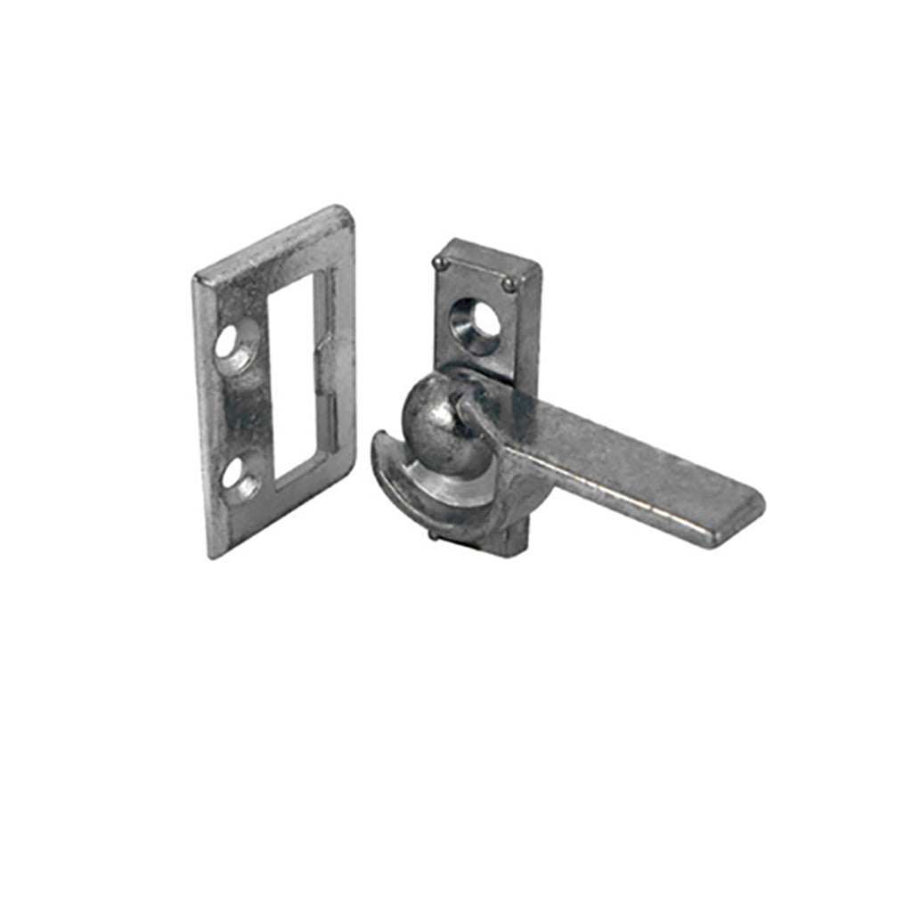 Window Latch, Aluminum Sash Hardware, Diecast (Left Hand) - Bright Zinc - Window Latch, Aluminum Sash Hardware, Diecast (Left Hand) - Bright Zinc
