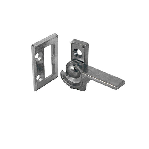 Window Latch, Aluminum Sash Hardware, Diecast (Left Hand) - Bright Zinc - Window Latch, Aluminum Sash Hardware, Diecast (Left Hand) - Bright Zinc