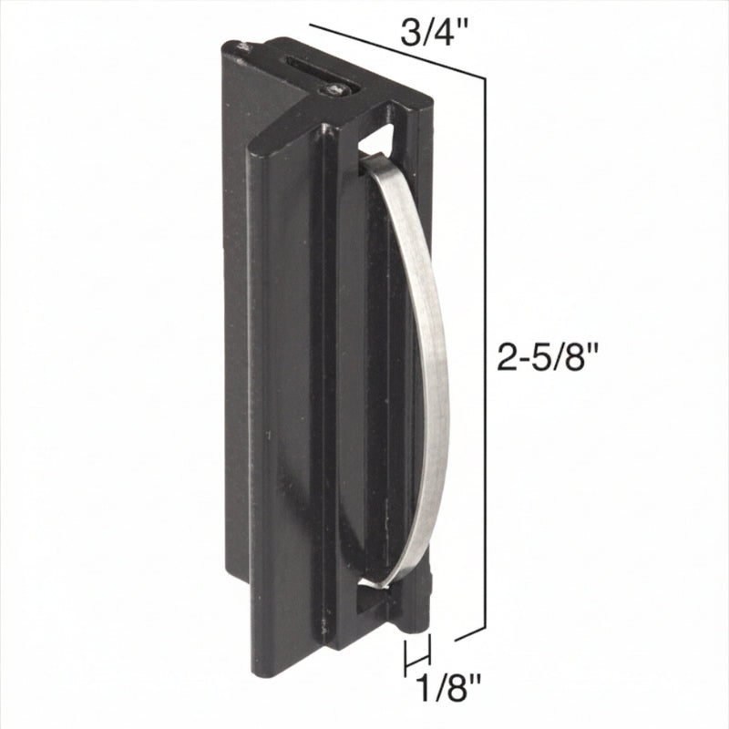 Latch and Pull - Vinyl and Aluminum Sash Hardware, Plastic - Black - Latch and Pull - Vinyl and Aluminum Sash Hardware, Plastic - Black
