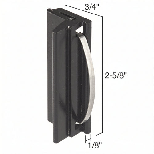 Latch and Pull - Vinyl and Aluminum Sash Hardware, Plastic - Black - Latch and Pull - Vinyl and Aluminum Sash Hardware, Plastic - Black